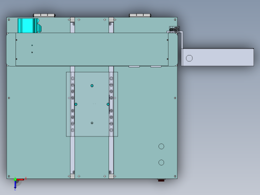 铣刀式分割机3D模型俯视缩略图