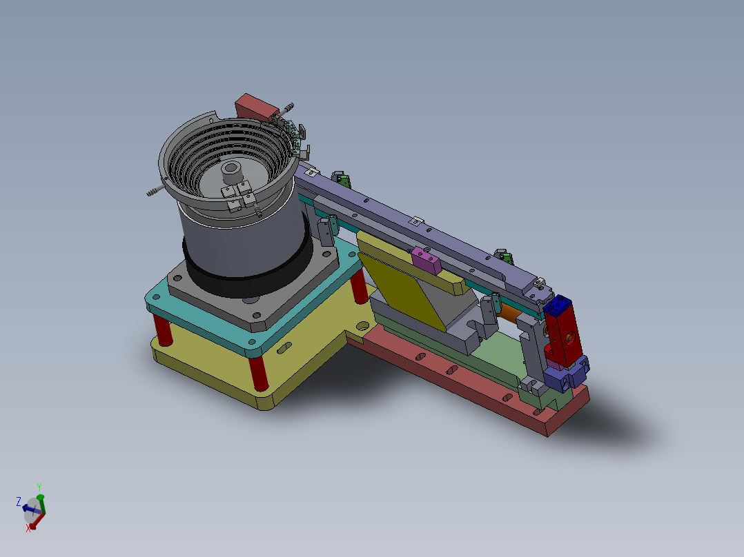 G211 半导体送料机构主视图