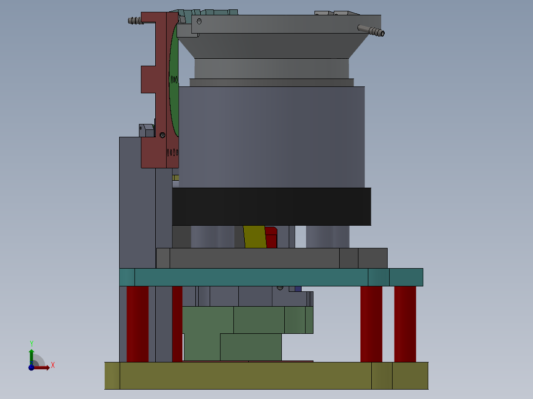 G211 半导体送料机构前视图