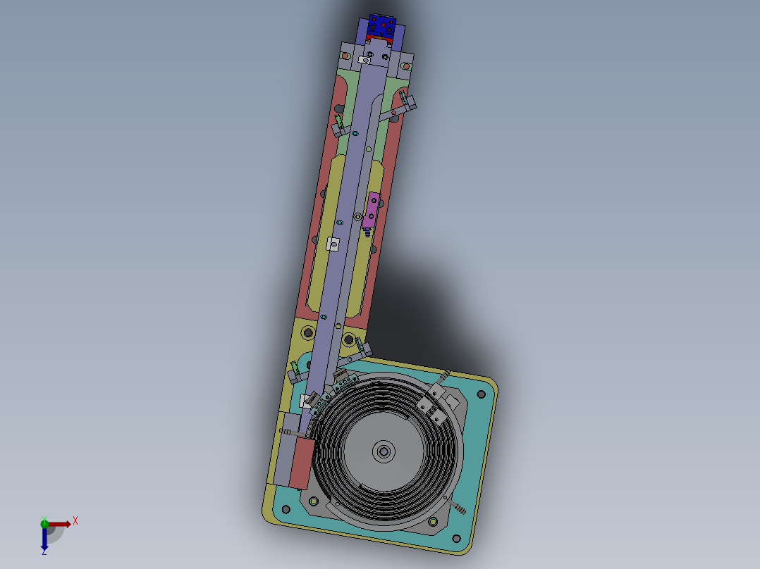 G211 半导体送料机构俯视图