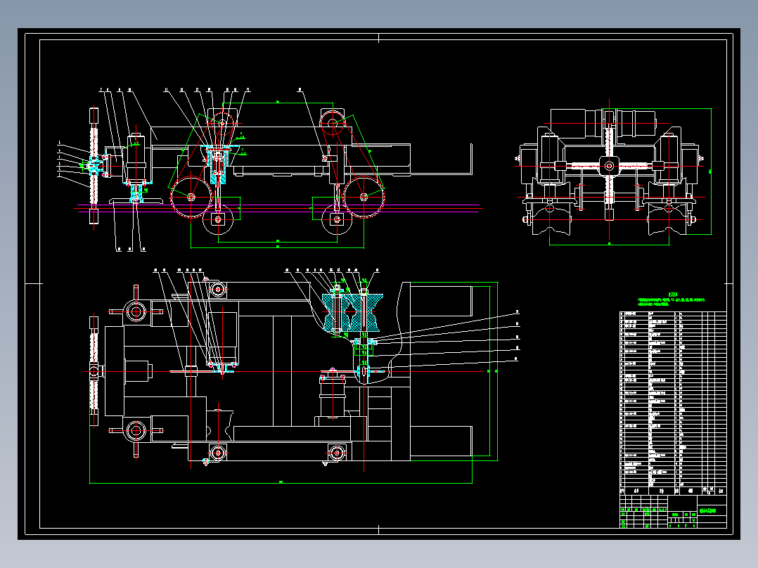 破冰机及越障机构设计 包含CAD图纸说明文档参考资料