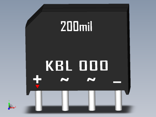 桥式整流器-KBL.SLDPRT