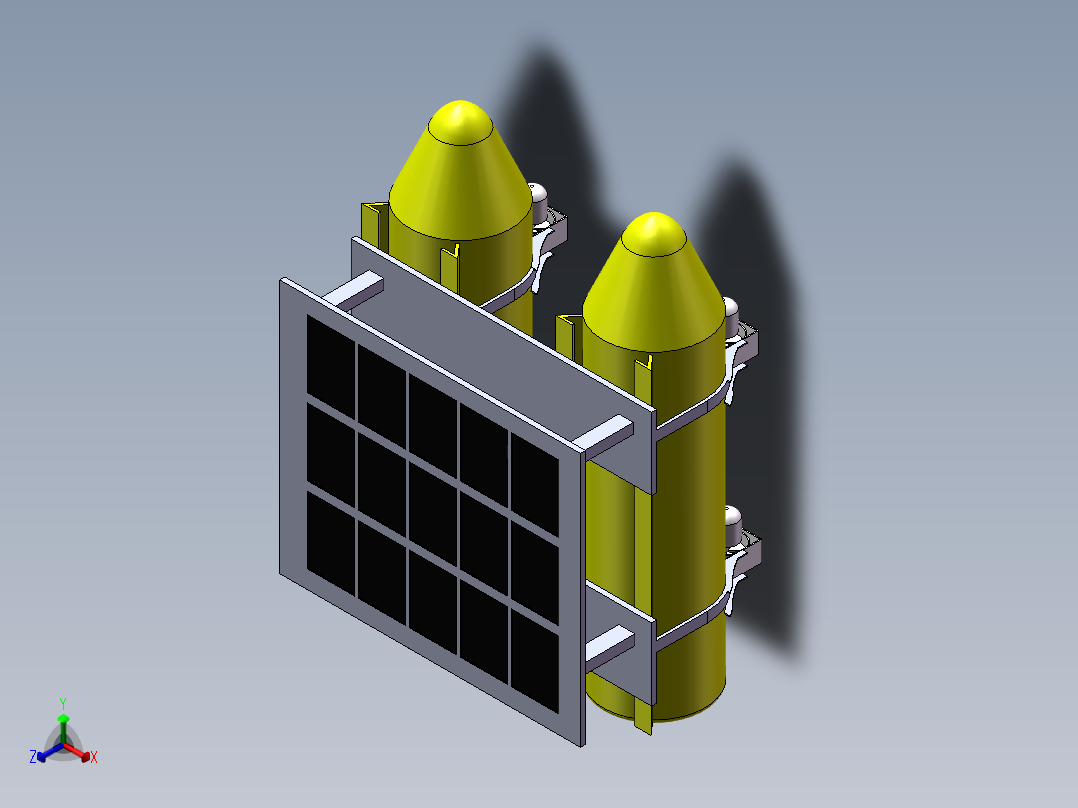 导弹正等轴测图