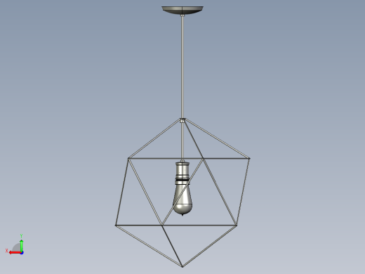复古吊灯1后视缩略图