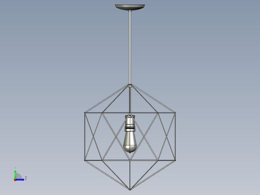 复古吊灯1左视缩略图