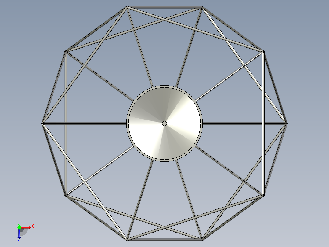 复古吊灯1俯视图