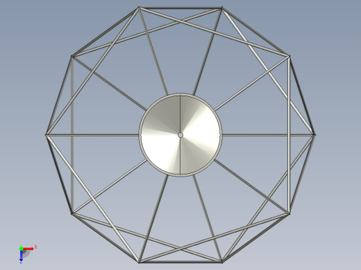复古吊灯1俯视缩略图