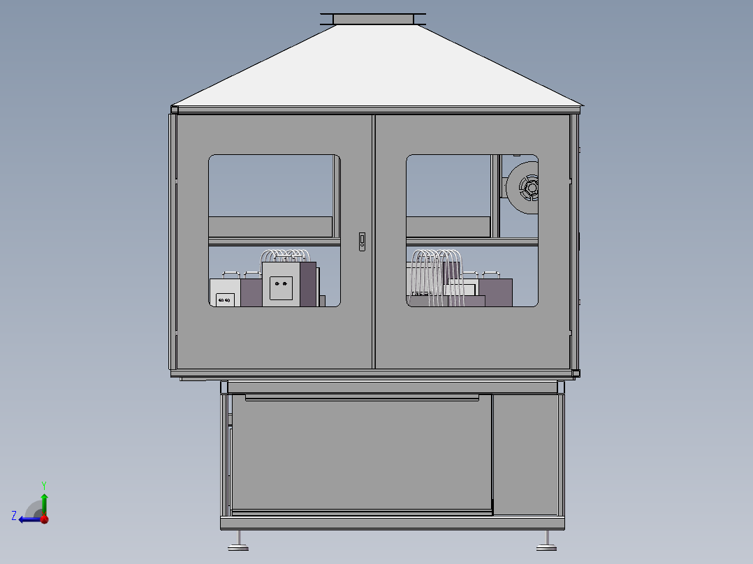 高频焊机右视图