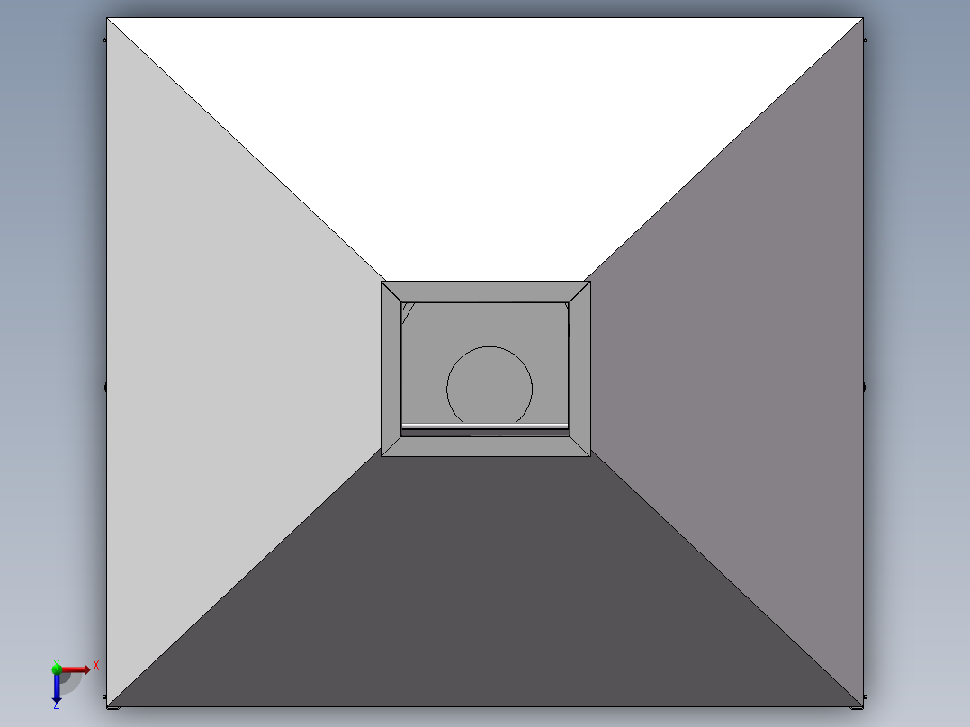 高频焊机俯视图