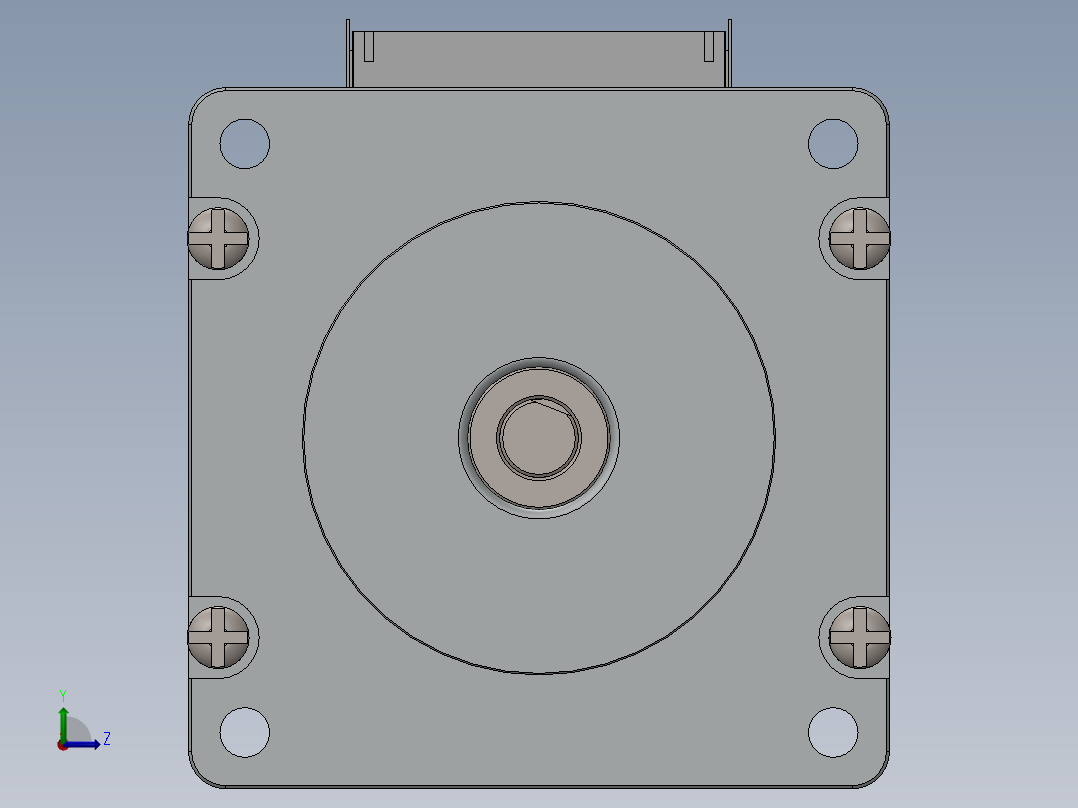 Nema 23HS5628 步进电机左视图
