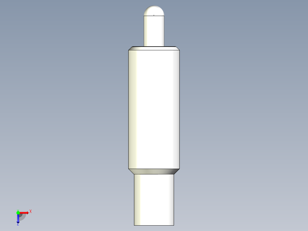 定位柱(輕荷重)2207-3D多系列多零件图纸模型俯视图