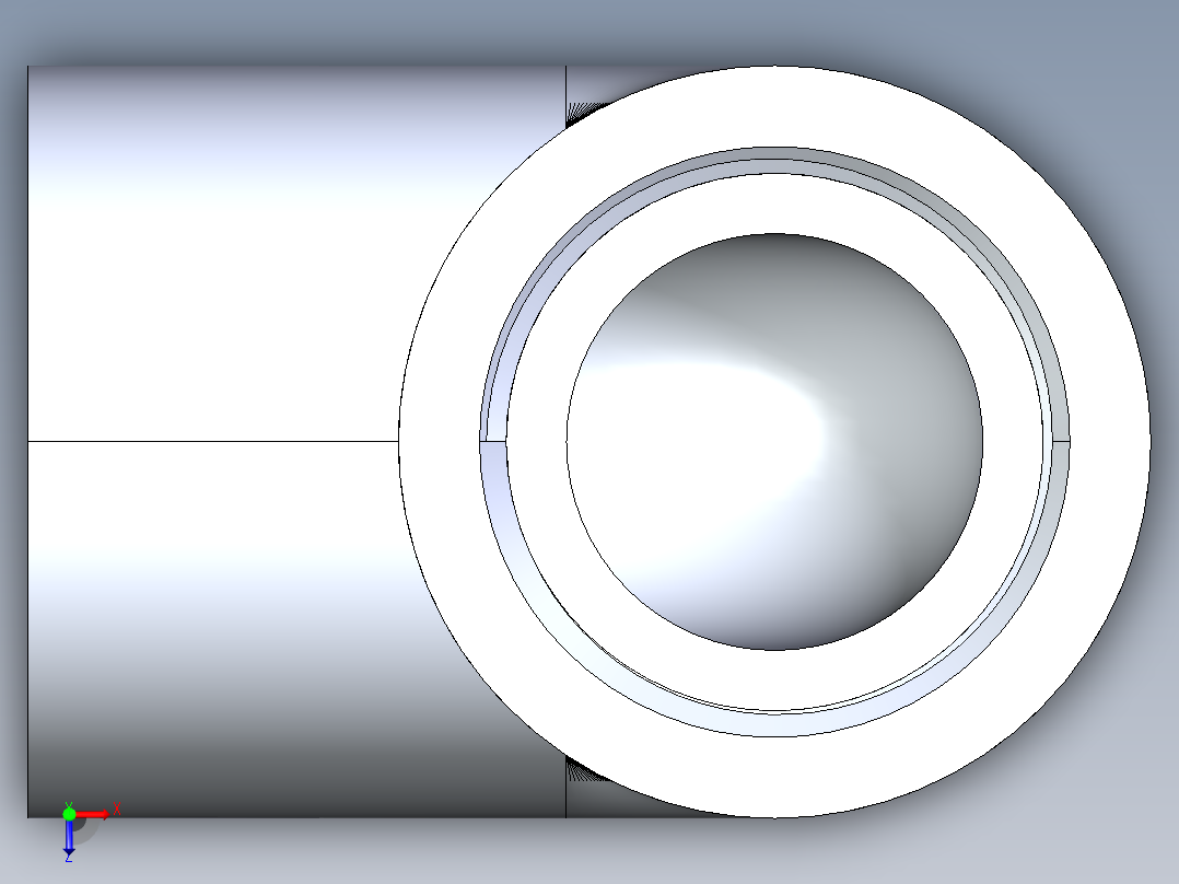 CPVC管件07-Sch80_90Elbow_FPTxFPT_9808-010_1in俯视图
