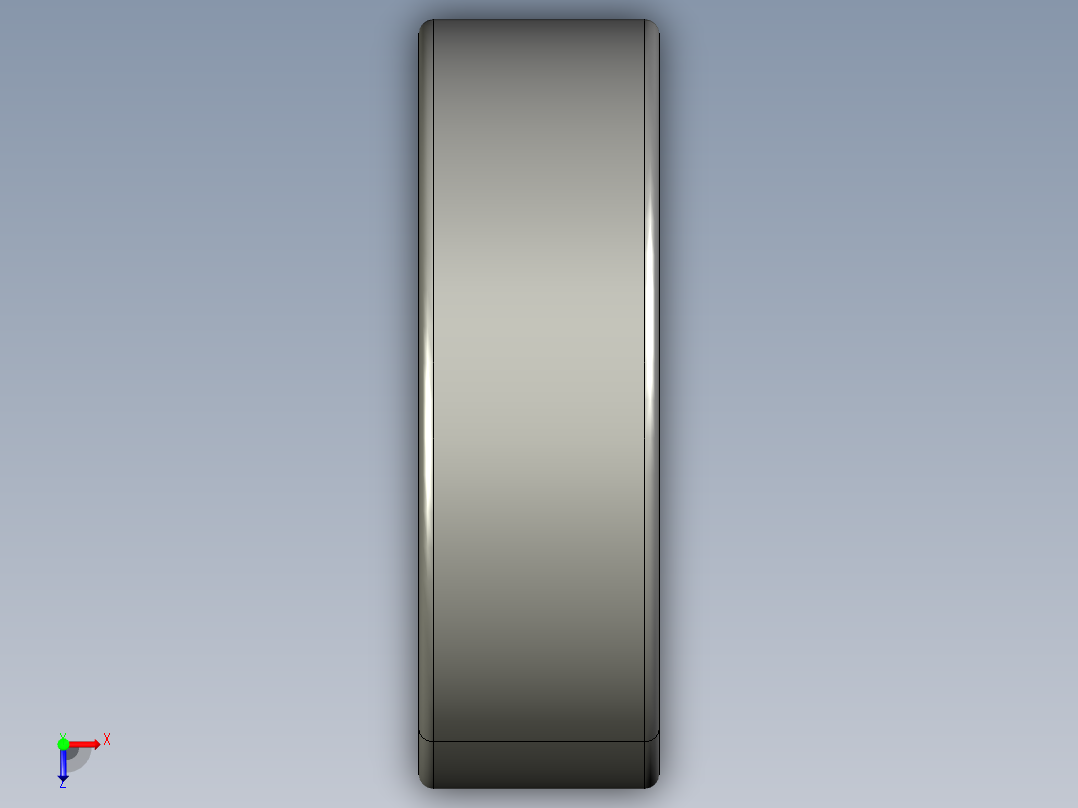 深沟球轴承6201俯视图