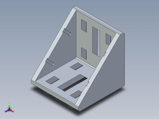 型材-BR 60X60 ANGLE BRACKET KJN523546正等轴测缩略图