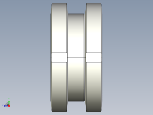 高度調整座(A)2512-3D多系列多零件图纸模型右视缩略图