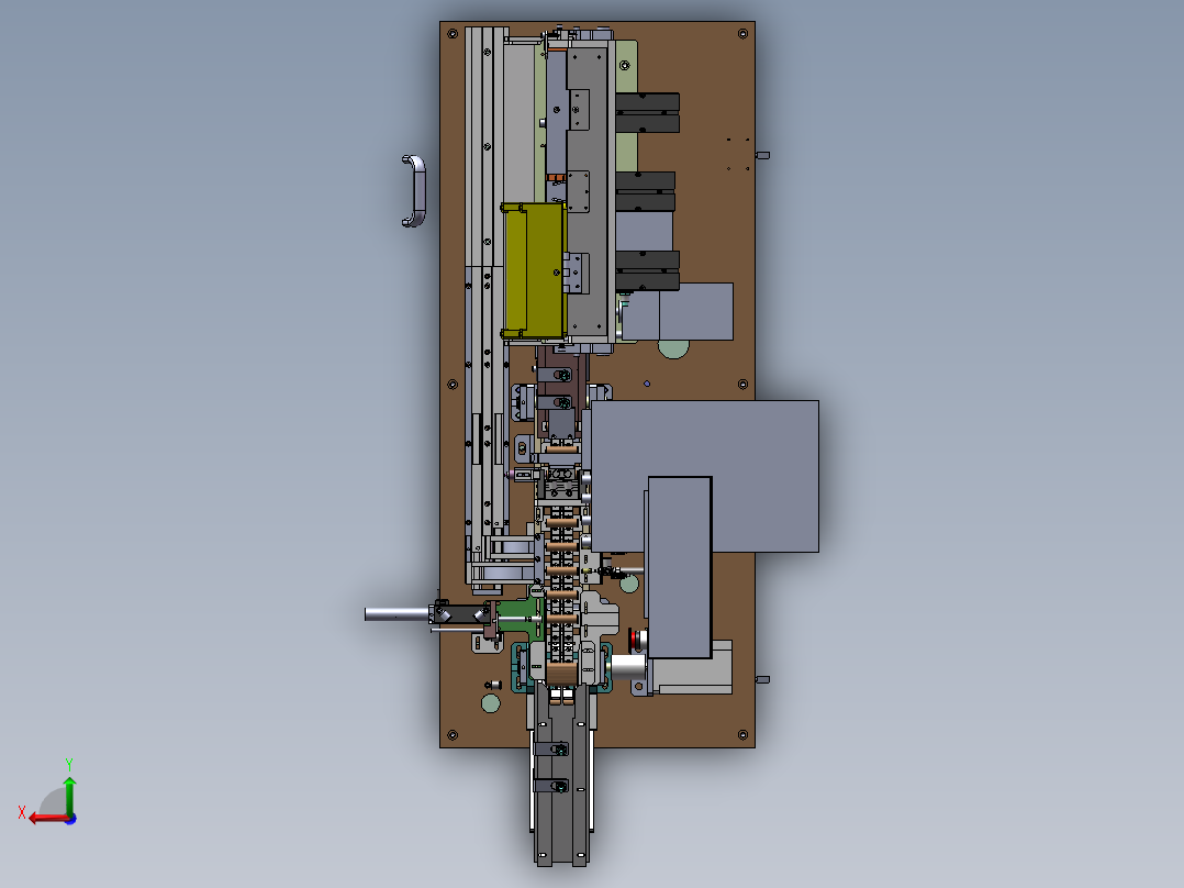 锂电池度电(充电)喷码一体机后视图