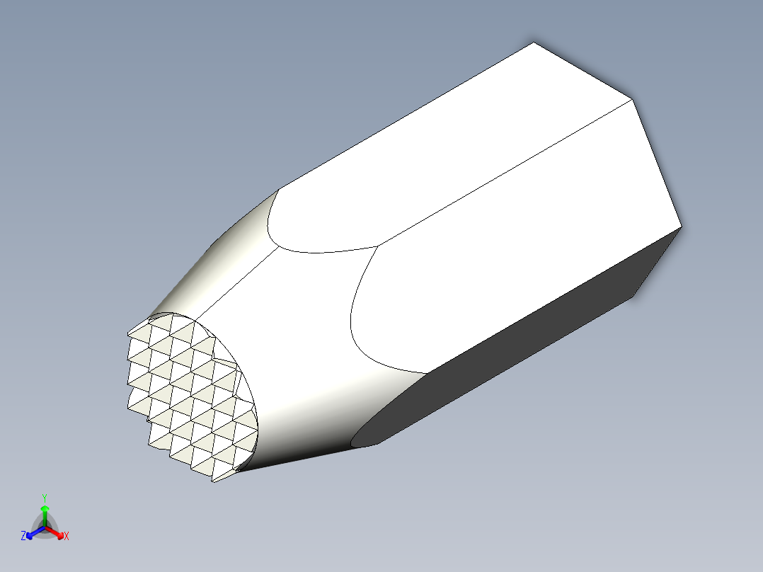 定位配件2268(C)多系列多零件图纸模型主视图