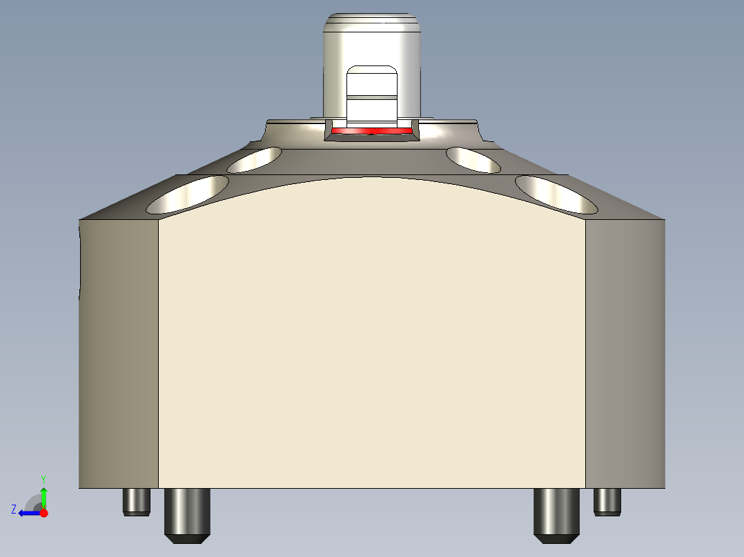 KOSMEKSFA2000-G0A-110多系列多零件图纸模型多系列多零件图纸模型右视图