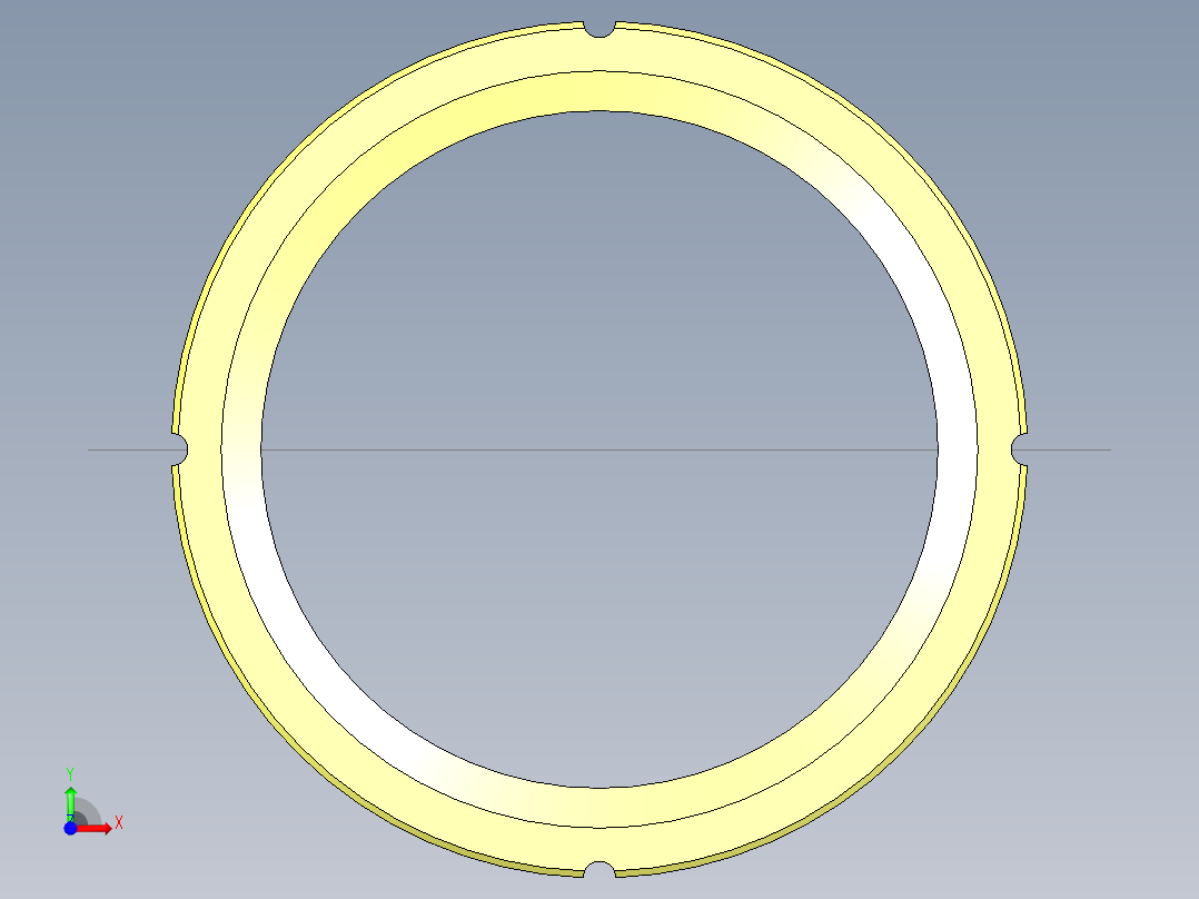 管道手动球阀-水管开关阀-手动阀门User Library-Flange C300DN100_C150DN100.SP前视图