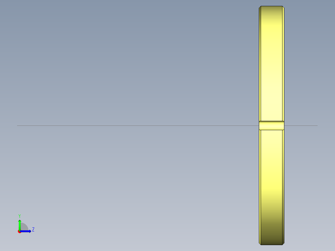 管道手动球阀-水管开关阀-手动阀门User Library-Flange C300DN100_C150DN100.SP左视图