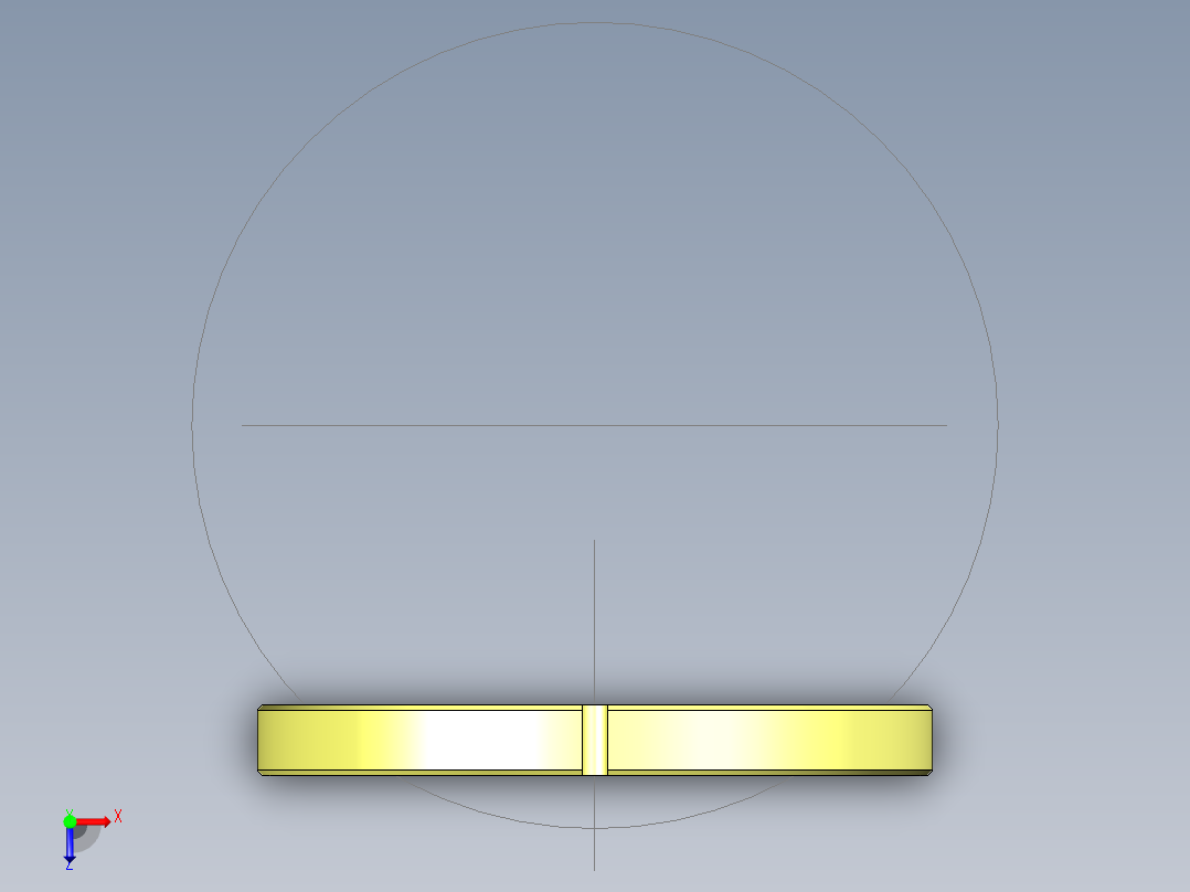 管道手动球阀-水管开关阀-手动阀门User Library-Flange C300DN100_C150DN100.SP俯视图