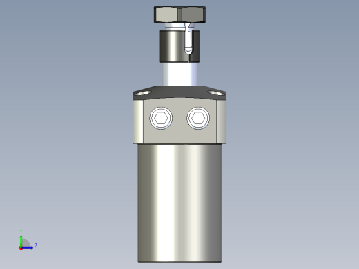 KOSMEKLHS0360-GR-Y30多系列多零件图纸模型左视缩略图