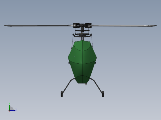 200 型遥控直升机左视缩略图