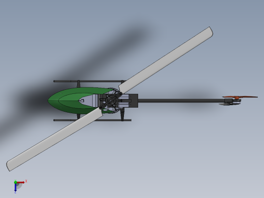 200 型遥控直升机俯视缩略图