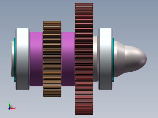 椭圆轴的设计与数控加工前视缩略图