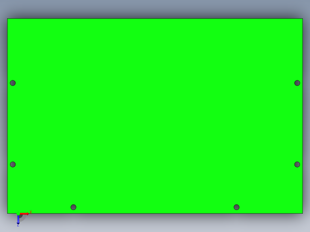 cnc1笔记本CNC工装夹具三维模型-03-18俯视图