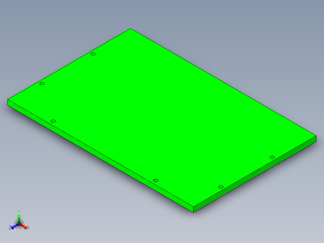 cnc1笔记本CNC工装夹具三维模型-03-18正等轴测图