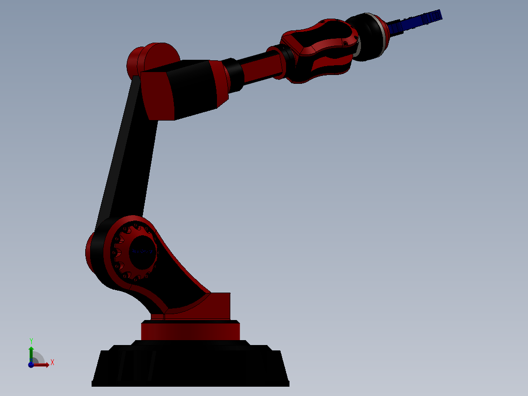 工业机械臂前视图