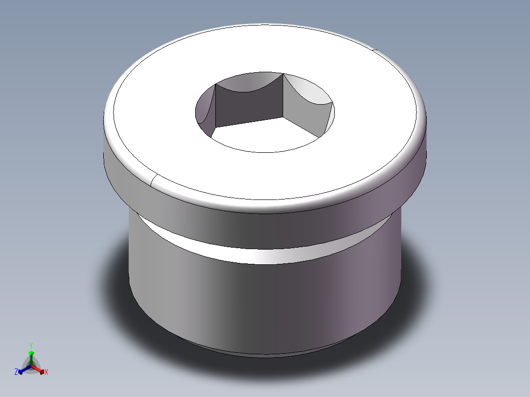 内六角螺堵、4WN-27WD主视图