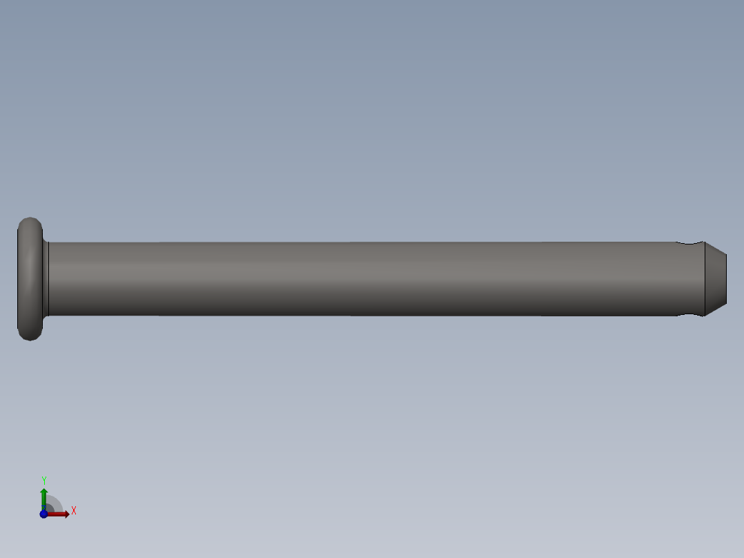 GB882-88 销轴B型6×55前视图