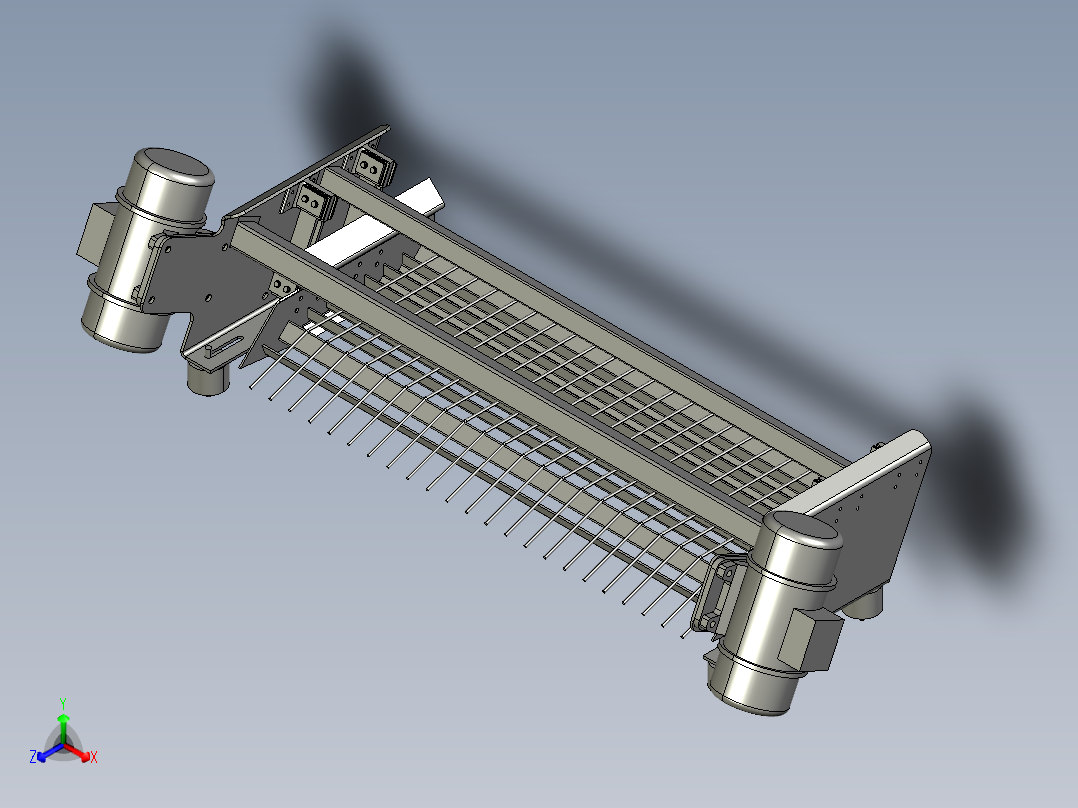 B2004611-木屑震动筛正等轴测图