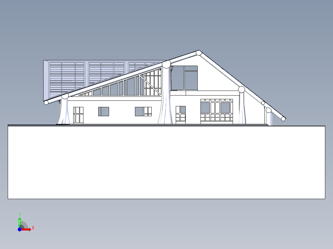 房子、建筑(10)前视图