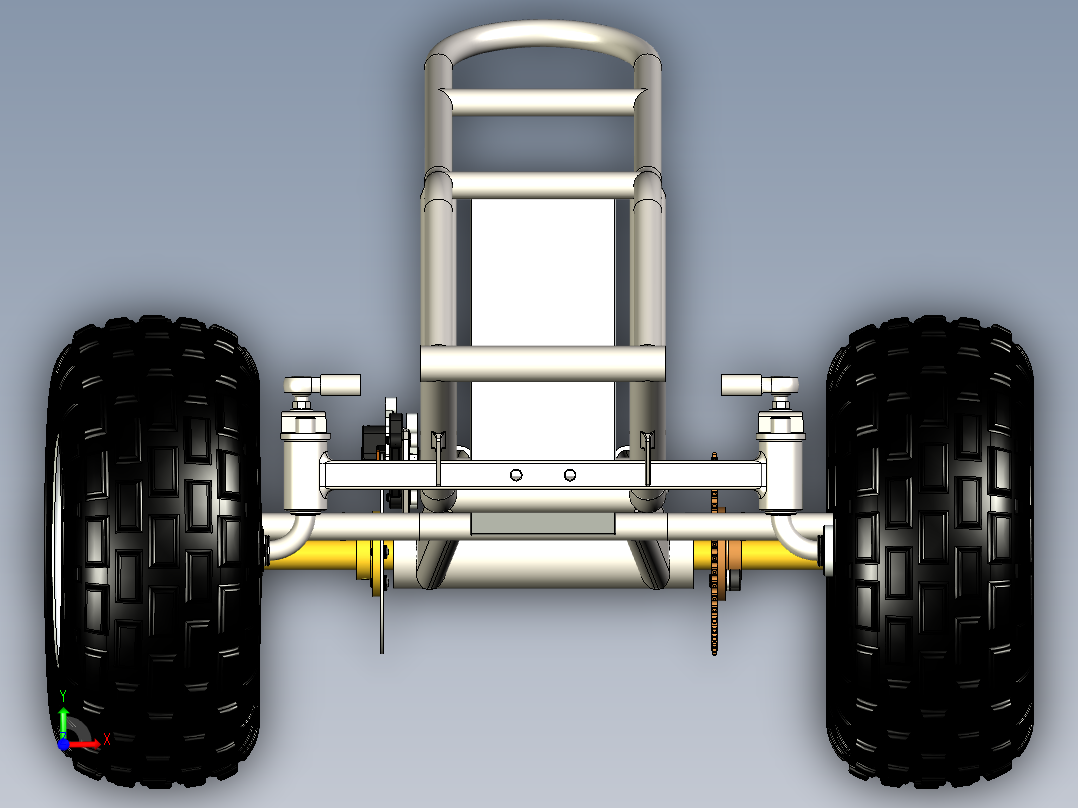 B3003819-迷你全地形车总成前视图