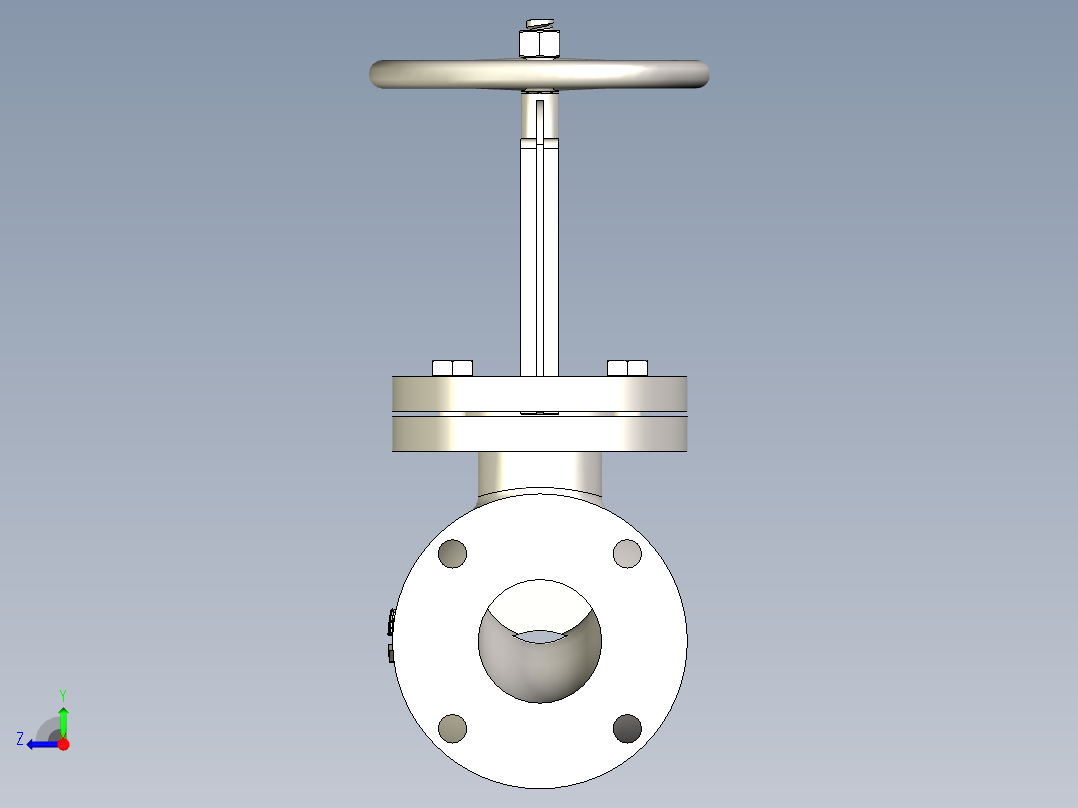 铸铁 铸钢截止阀 截止止回阀-JIS5K-65右视图
