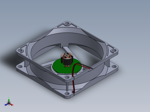 风扇(62)正等轴测缩略图