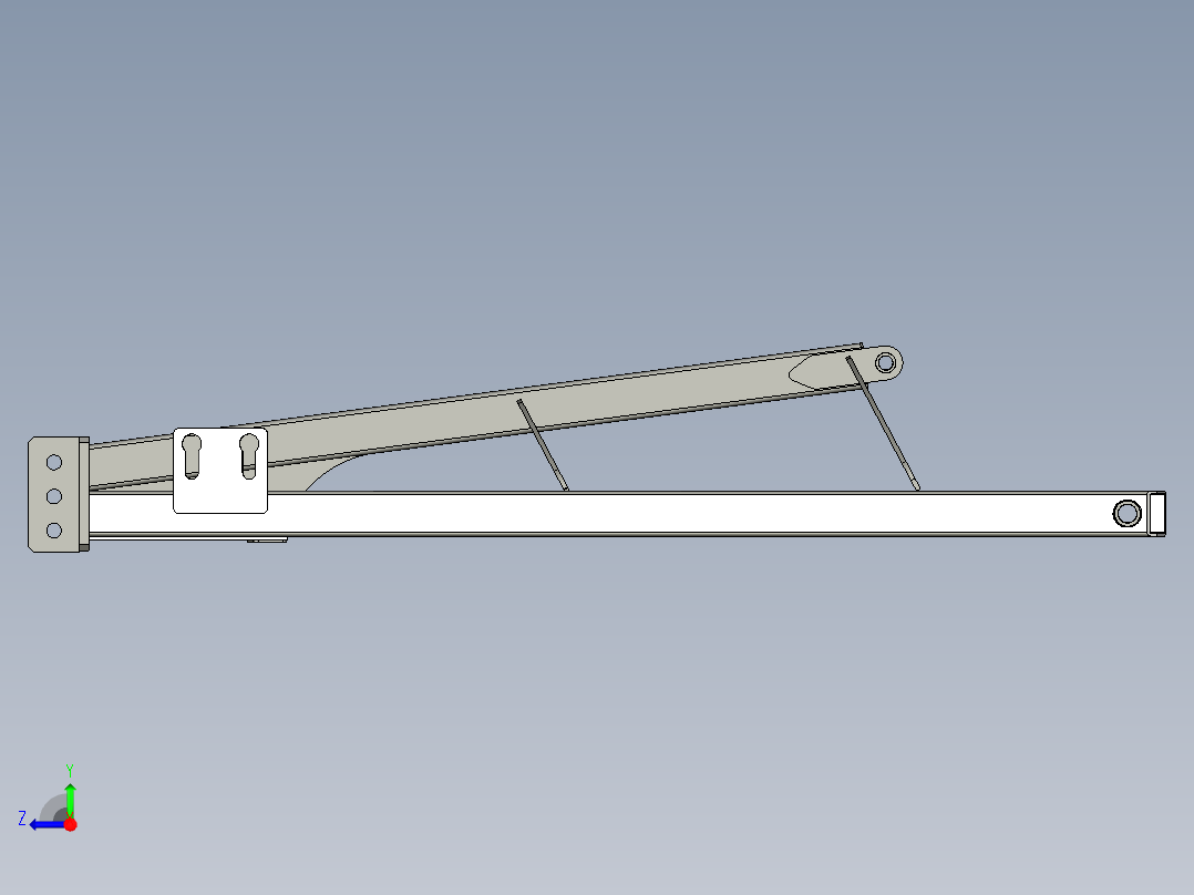 B2004297-拖拉式耕耘机右视图