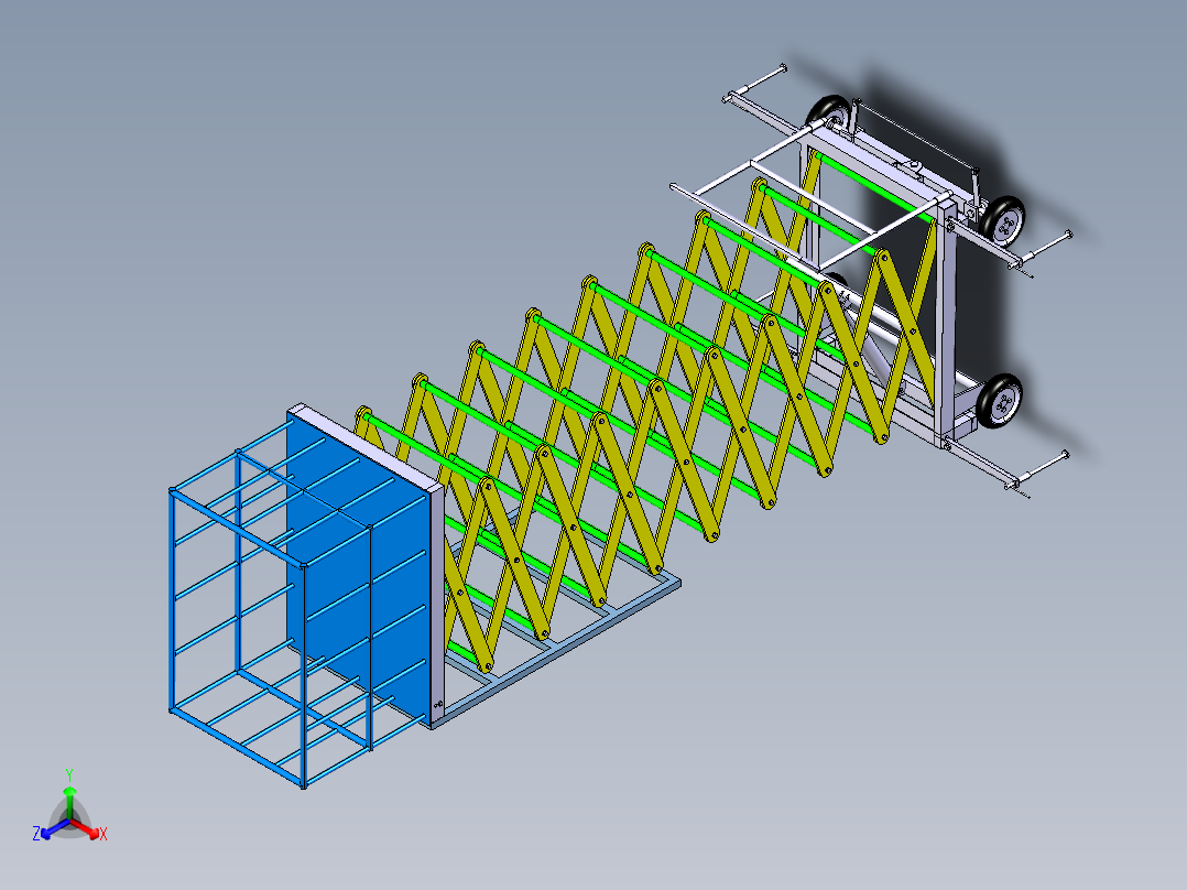 可拆式料位计检修平台的设计含开题、CATIA三维及17张CAD图