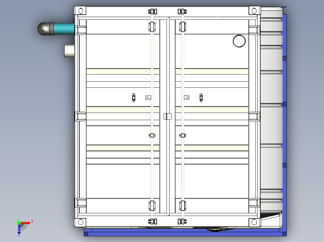 40KL水处理厂40kl-water-treatment-plant-模型格式为 stp俯视图