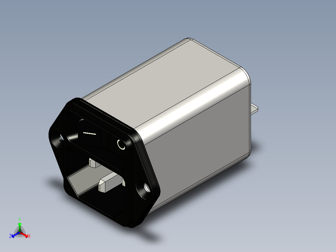 带电源开关的IEC连接器
