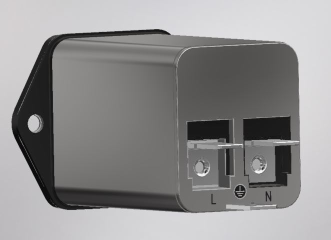 带电源开关的IEC连接器