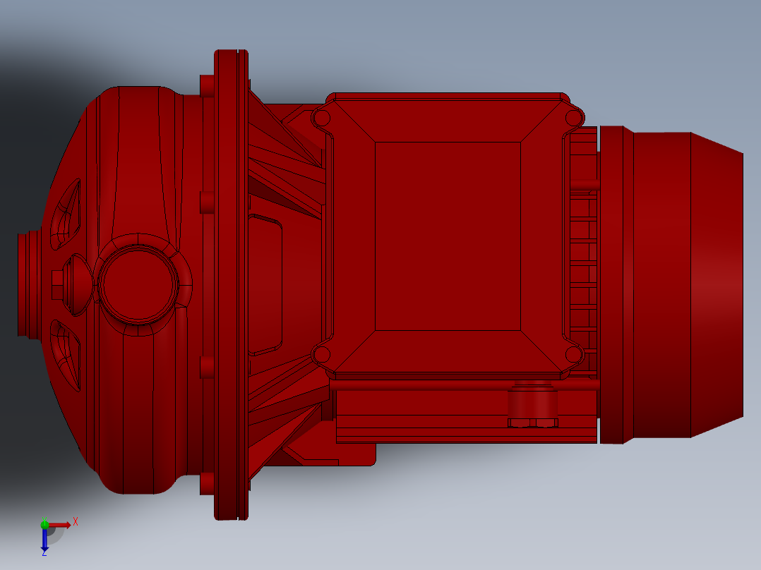 泵 Ebara cdxm_70_05俯视图