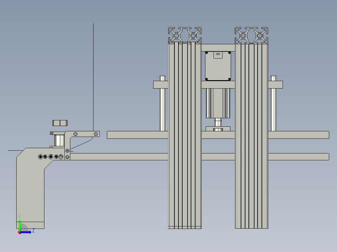 ST40---二工位1膜片冲切放置-a左视图
