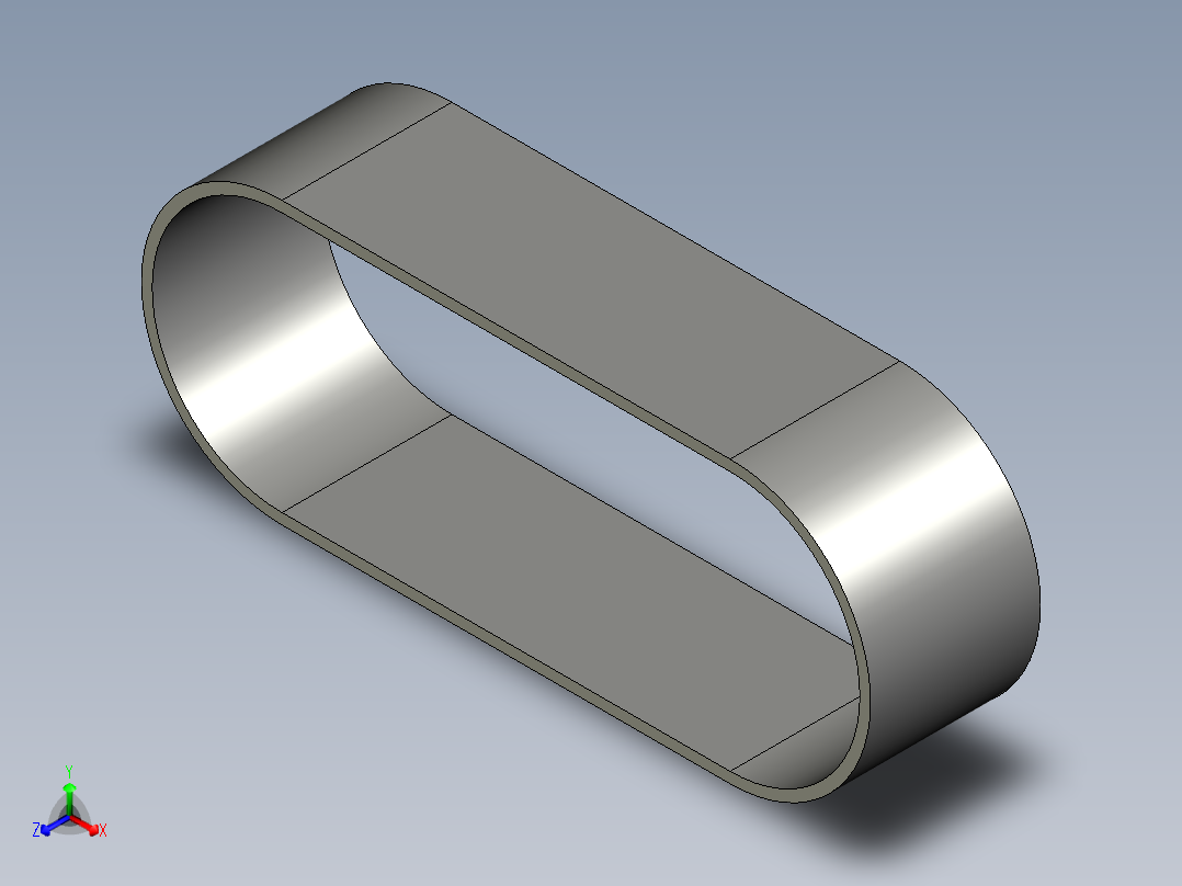 主轴同步带63MXL037正等轴测图