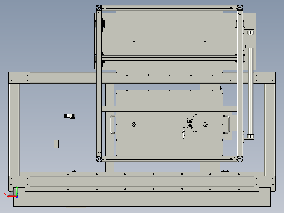 A+绝缘罩自动上料后视图