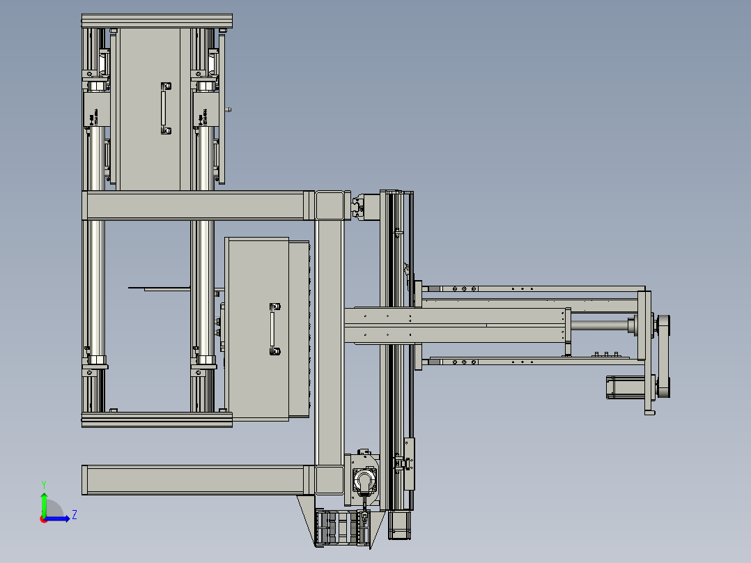 A+绝缘罩自动上料左视图