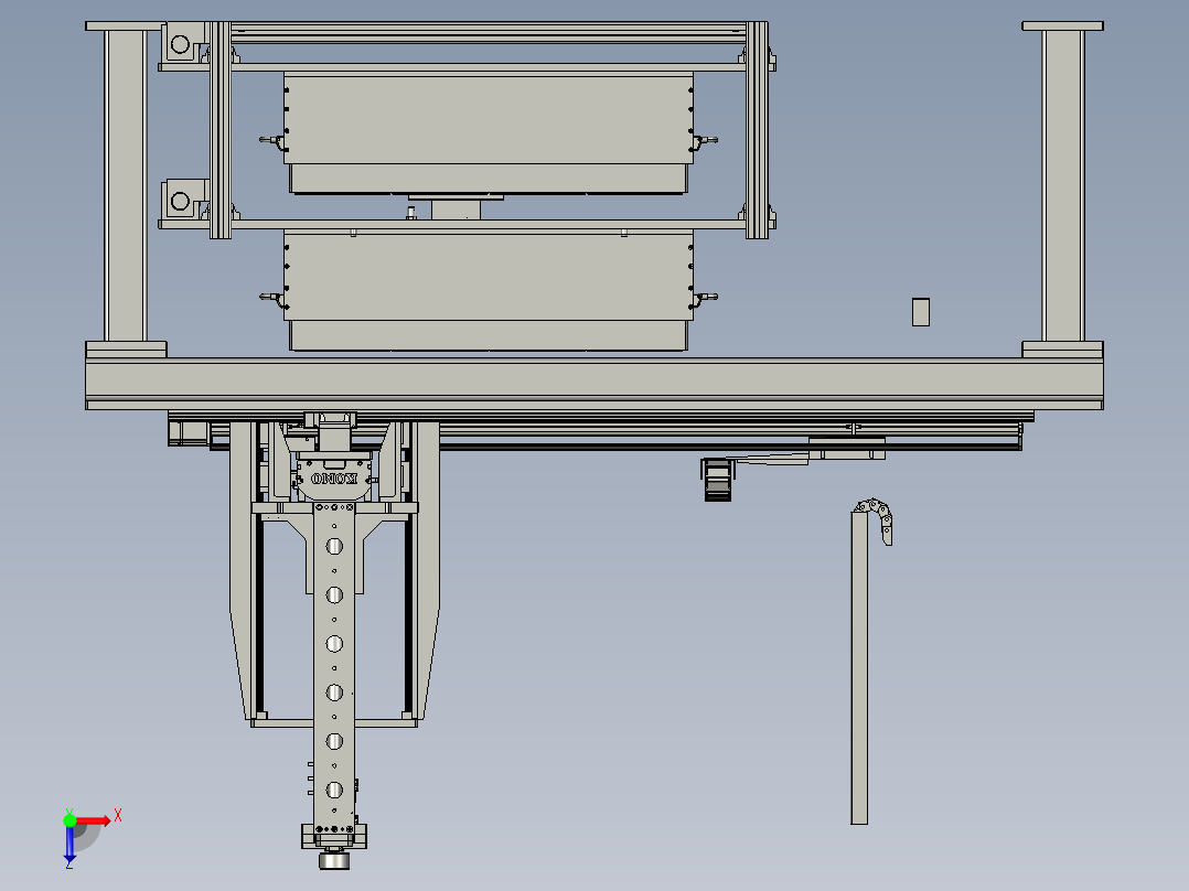 A+绝缘罩自动上料俯视图